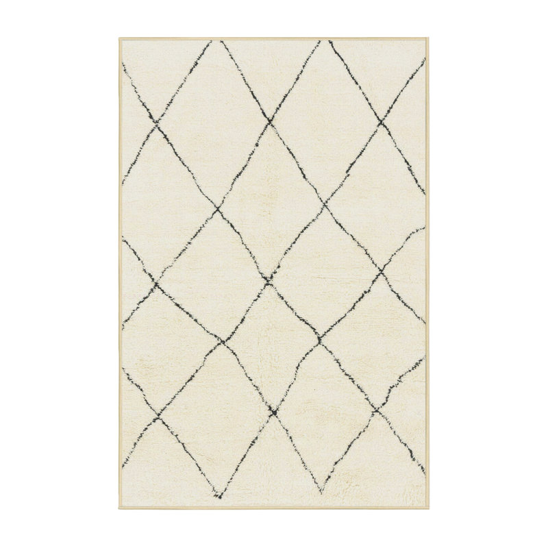 Abstract Indoor Rug, Rectangle 5' x 7'