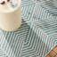Tapis d'extérieur bleu / crème NICOLE MILLER New York-108565590