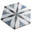 Cassis Hex Flower 8-5/8 In. X 9-7/8 In. Porcelain Vintage Wall & Floor Tile