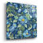 Art mural en verre acrylique épique «Botanical Blue Pattern Ib» par Silvia Vassileva, 24 po x 24 po-117481493