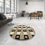 Tapis gris/vert contemporain-871698216