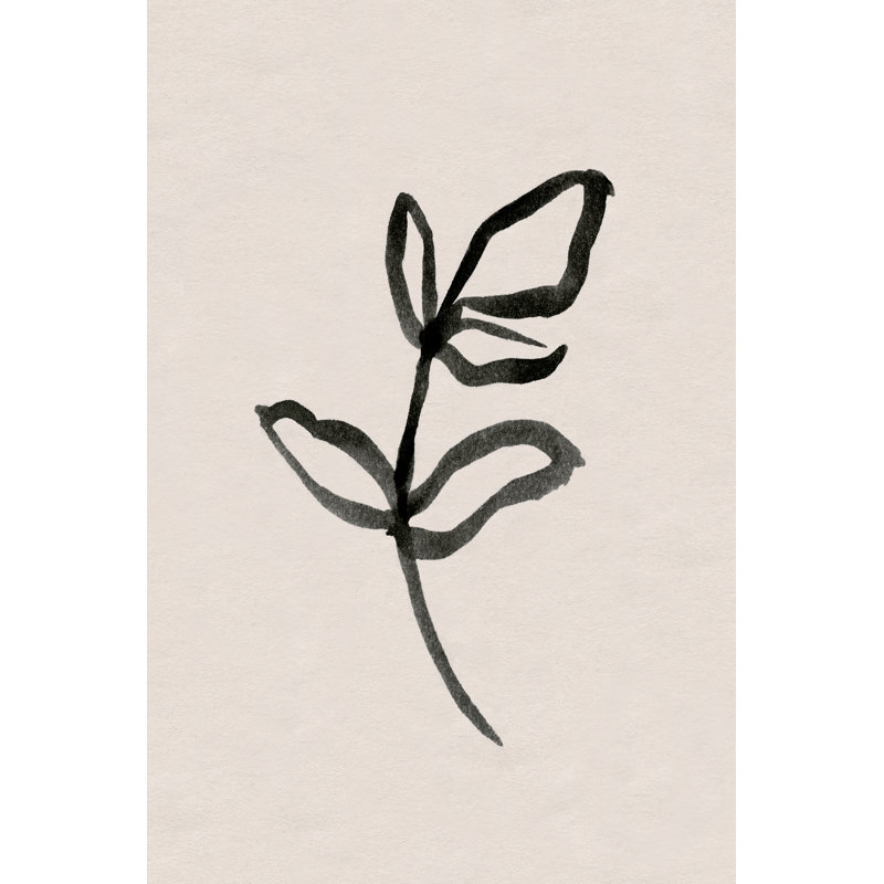 Autumn Gesture II by Emma Caroline - Drawing Print, 122cm H x 81cm W, Black Floater Framed