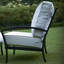 Chaise de conversation à assise profonde avec coussin Millom-1223337505