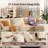 107" L Shaped Modular Sectional Cloud Couch-636018798