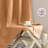 Grommet Room Darkening Linen Textured Curtain-607110991-607110984