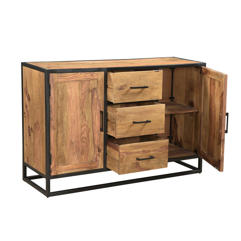 Heskett 60'' Solid Wood Sideboard