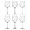 Fortessa Sole Outdoor Shatter Resistant BPA Free Premium Copolyester Plastic Drinkware 6 Pack, Yellow Sun, Sauvignon Blanc Glass