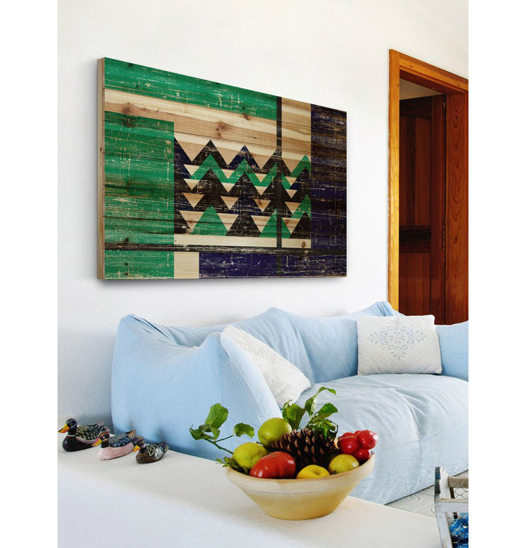 No Frame Print on Wood, 61cm H x 91cm W