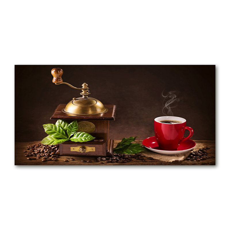 Coffee And Grinder - Wrapped Canvas Print, Canvas, 70cm H x 140cm W