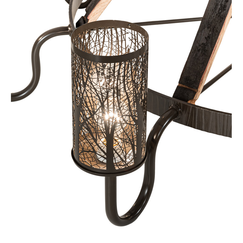 Rustic Lodge 12 - Light Chandelier
