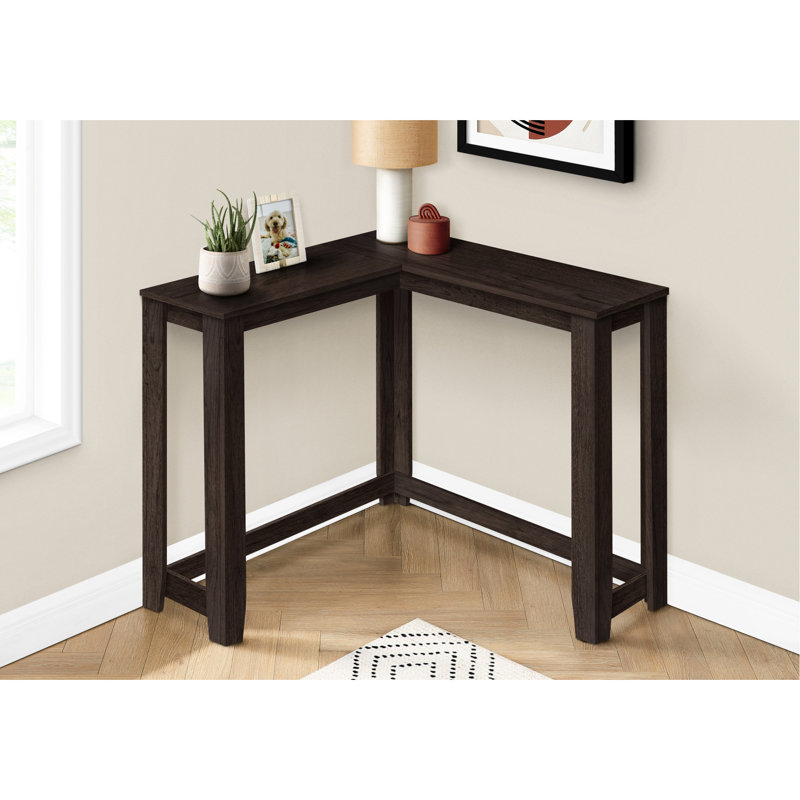 Console de hall d'entrée contemporaine, étroite pour chambre à coucher, salon et coin, pièce d'angle colorée,