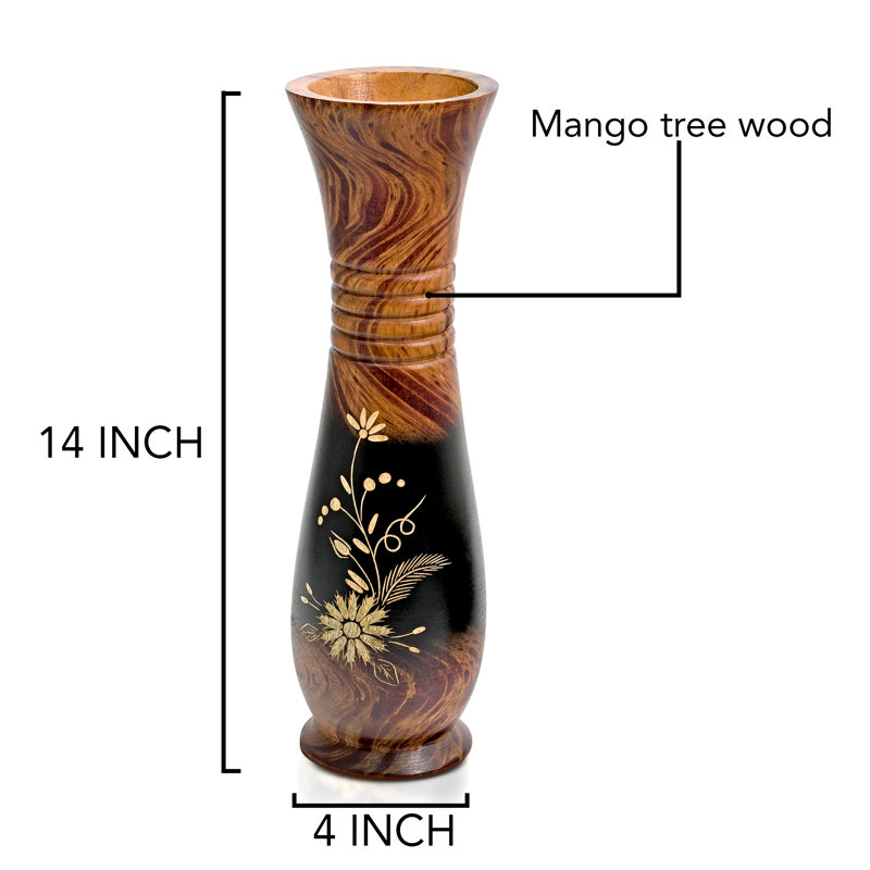 Atvars Handmade Wood Table Vase