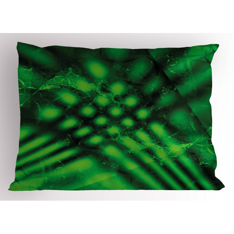 Polyester Abstract Sham Set, Queen