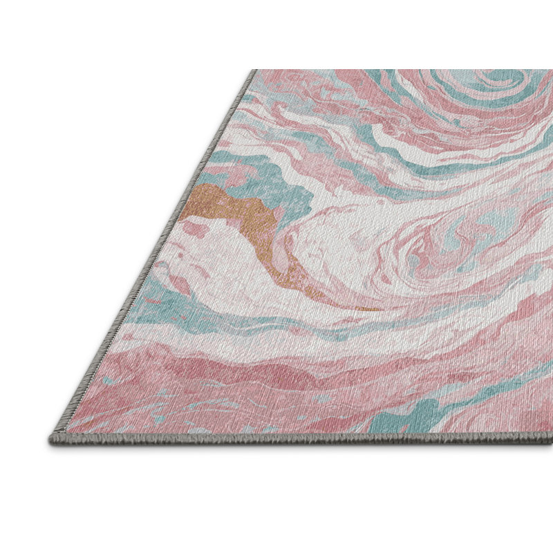 Machine Washable Gray Area Rug, Rectangle 8' x 12'