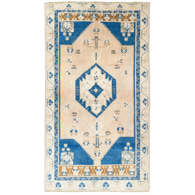 Tapis anatolien rustique tissé à la main Oigre