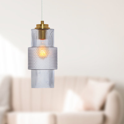 Wadlington 9.75"H Pillar Shade Pendant Light
