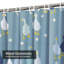 Rideau de douche sans couture avec 12 crochets-1428016020