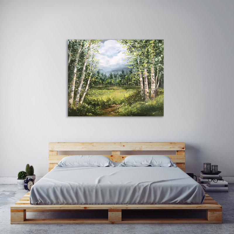 Aspen Meadow II - impression sur toile tendue, H 15 po x l 18 po x P 1,5 po