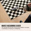 Tapis sous-tapis 2 pi x 8 pi pour tapis de couloir, pince pour tapis très résistant, poignées pour maintenir les tapis en place, tapis antidérapants pour les planchers durs et mous, tapis sous-tapis et protection pour plancher de bois franc-1468128909