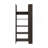 Bookcase, 5 Shelves, Dark Walnut