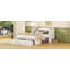 Lit escamotable polyvalent avec port USB et grand tiroir pour optimiser l'espace-123288885-123288884
