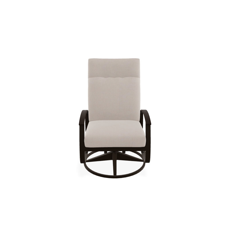 Belle Isle Outdoor Swivel Lounge Chair, Textured Kona, Yellow 43A, Kona P10