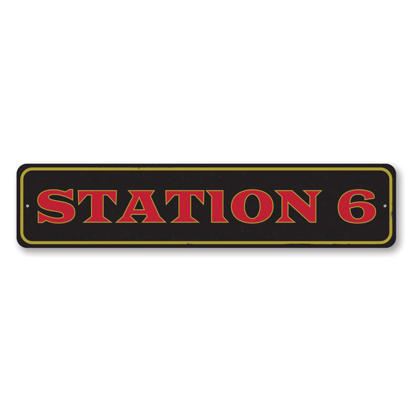 Plaque en aluminium personnalisée, H 6 po x l 24 po x P 0,063 po