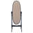 Dunne Black Cheval Mirror