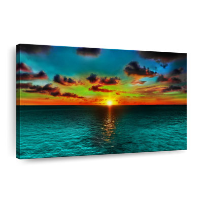 " Sunset And Ocean "