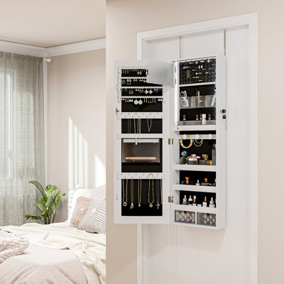 Over-the-Door Glass Jewellery Chest
