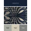 Machine Washable Hamilton Kali Glam Arc Rug in Grey – Navy Binding-247107957