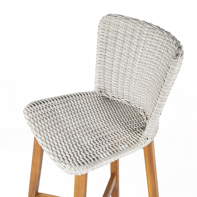 Outdoor Rattan Wicker Barstool