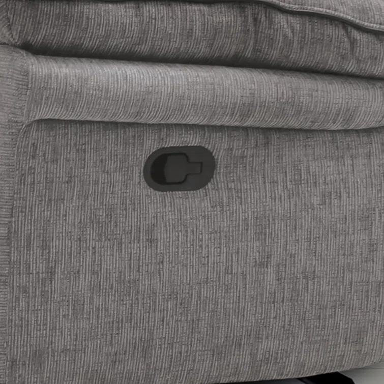 77" Upholstered Manual Reclining Loveseat