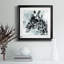 Girafe - peinture encadrée-909316383-909316380