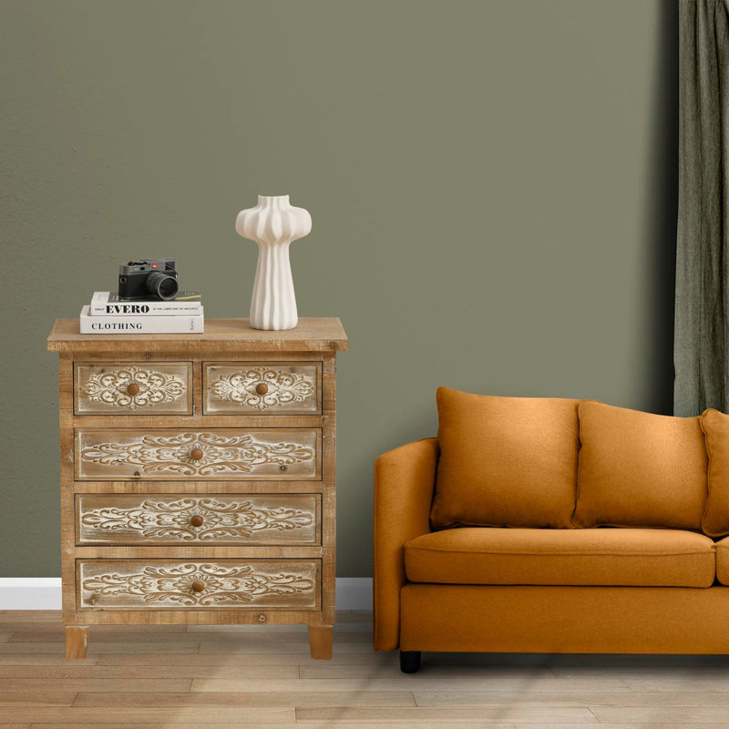 Commode décorative 5 tiroirs
