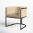 Virgil Faux Leather Upholstered Arm Chair-165024545