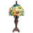 Crary 12"H Yellow Sunflower Stained Glass Accent Lamp