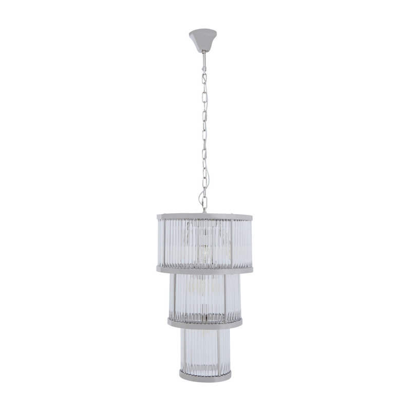 Conerly 8 - Light Drum Chandelier, Nickel