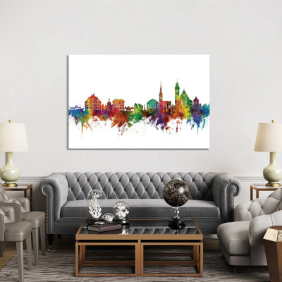 Hallstatt, Austria Skyline by Michael Tompsett - Wrapped Canvas Gallery-Wrapped Canvas Giclée