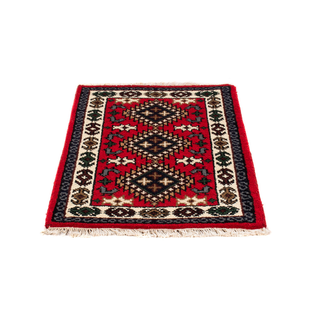 Oriental rug - 90 x 60cm - red