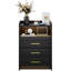Eaden 3 Drawer Nightstand With Light-1721017810