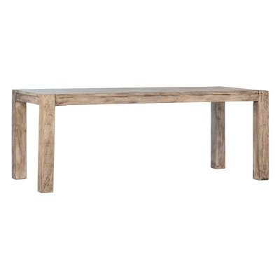Parson 79" Wide Pine Wood Dining Table