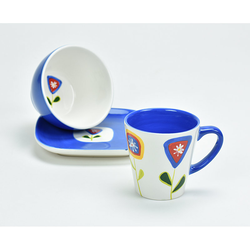 Tasse à café Burgeo, Bleu