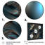 Turquoise fractale excellence II - reproduction sur toile-87362897-87362902