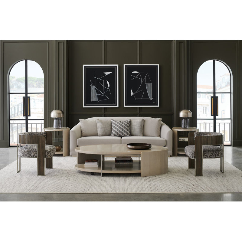 Modern Streamline Barrel Chair