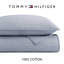 Ensemble de courtepointe réversible en coton bleu Tommy Hilfiger Christopher-117430512