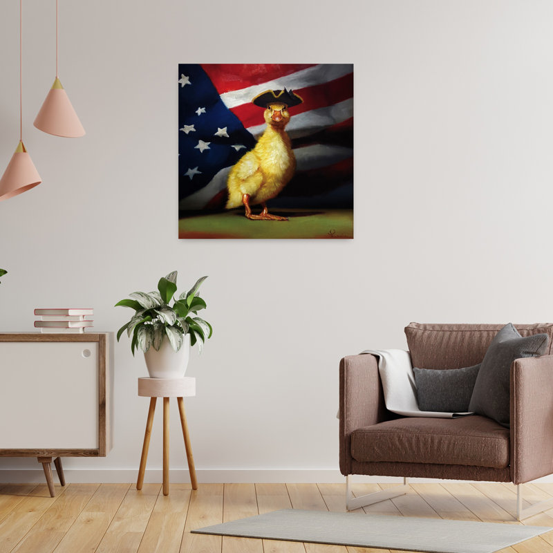«The Patriot Contemporary Duck», art urbain, H 24 po x l 24 po