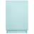 22.8" Tall Contemporary Side Table End Table with Storage Drawer, Mint Blue-767949797