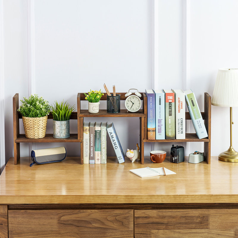 Adjustable Desktop Shelf Stackable Office Organizer Set