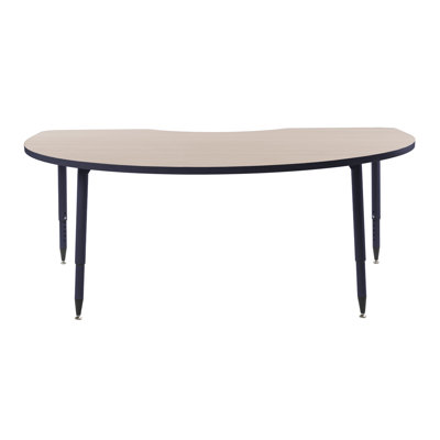 Table d'activité thermofusionnée avec pieds fuselés réglables Adapte 48 x 72